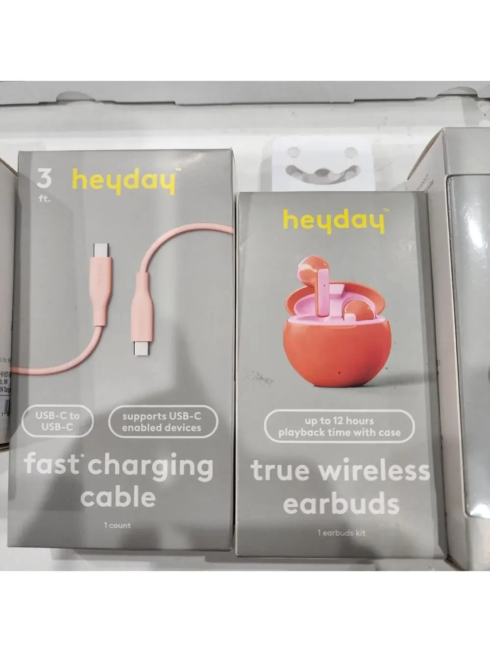 *Bundle* HeyDay Bluetooth Keyboard / Mouse / Earbuds / Wall Charger /Cable LOT 2